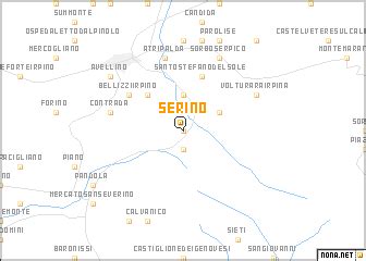 Serino (Italy) map - nona.net