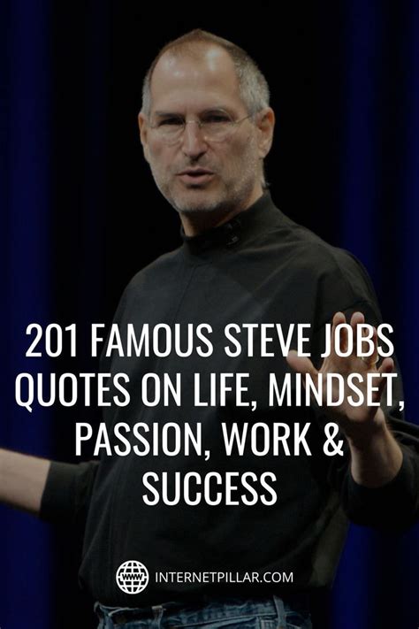 steve jobs quote about passion work and success