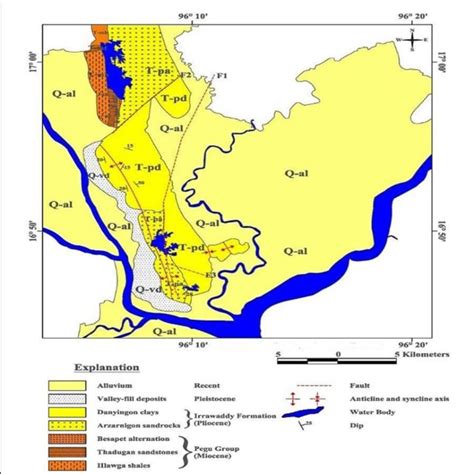 Liquefaction potential map of Downtown Area in Yangon for 1%... | Download Scientific Diagram