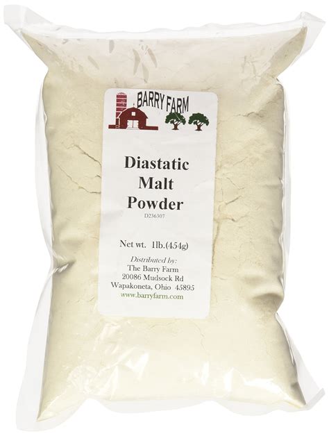 Diastatic Barley Malt Powder 1 lb Cooking Baking Flours Meals Bread ...