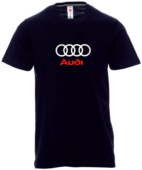 Audi branded men t shirt / Audi car logo men shirt/ Red logo | Etsy