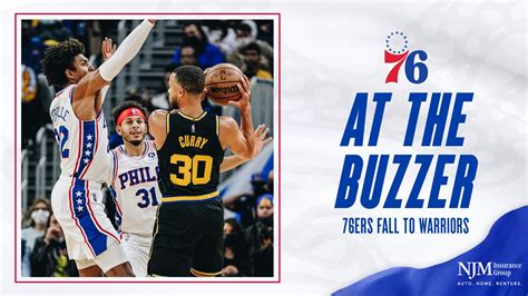 76ers Fall Short of Warriors in Second Half | At The Buzzer | NBA.com