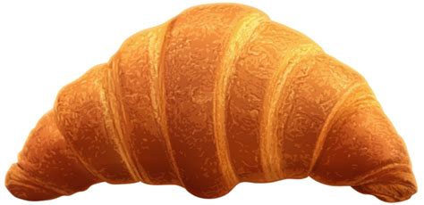 croissant PNG transparent image download, size: 600x292px
