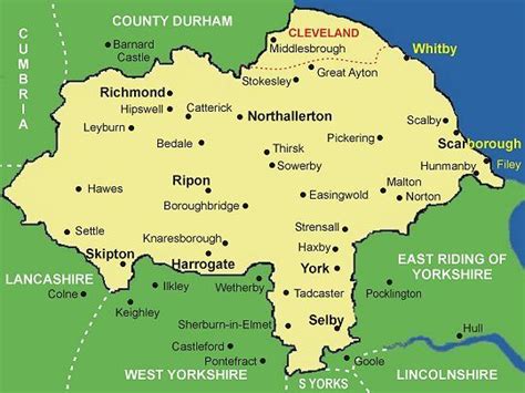 North Yorkshire part of the largest county in England | Counties of england, Yorkshire dales ...