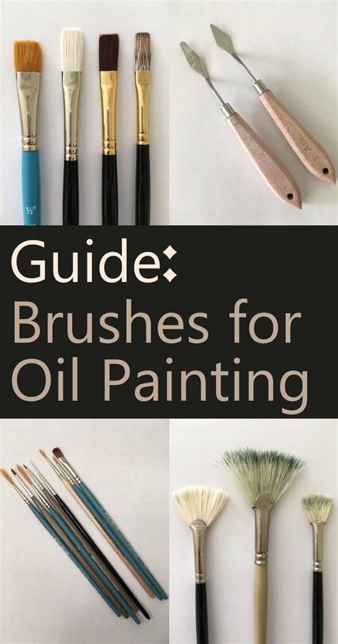 Types of oil painting brushes – Artofit