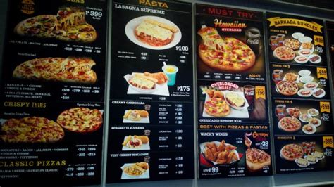 greenwich menu promo