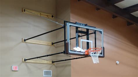 Stationary Wall Mount Basketball Goal - South Texas Sport Court