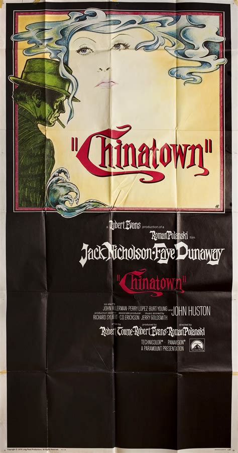 Chinatown Original 1974 U.S. Three Sheet Movie Poster - Posteritati Movie Poster Gallery