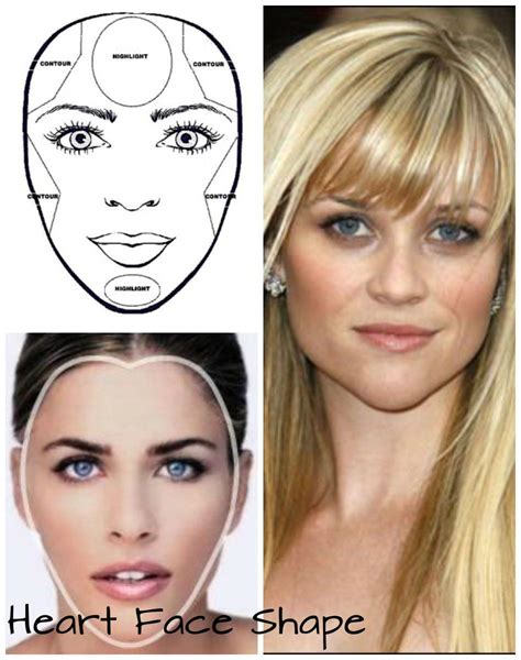 Make up 101: Guide to Face Shapes and Contouring and highlight. | Heart ...