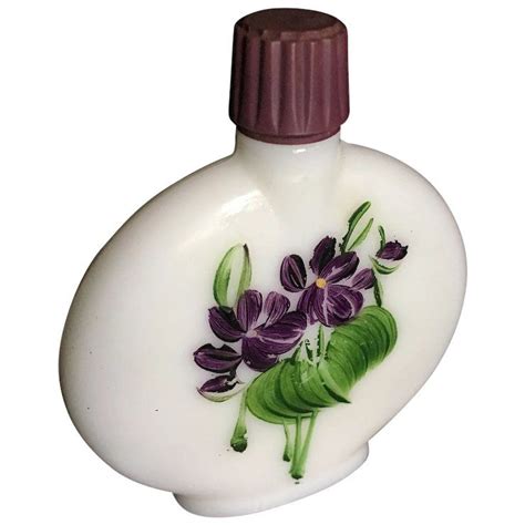 Milkglass Devon Violets Perfume bottle | Perfume bottle design, Violet perfume, Vintage perfume ...
