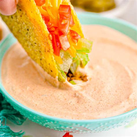 How to Make Taco Bell Creamy Jalapeno Sauce - Sweet Tea and Sprinkles