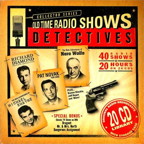 Old Time Radio Shows: Detectives by Nostalgia Ventures, Audiobook (CD ...