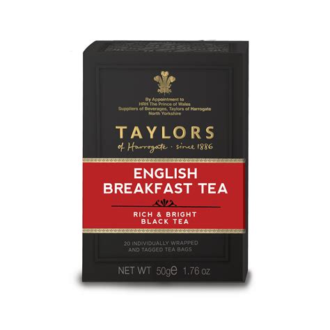 Taylors Tea – English Breakfast Tea 6/20s | Terra Foods