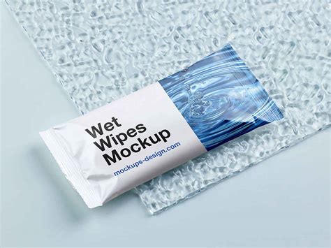 Wet Wipes Mockup (PSD)