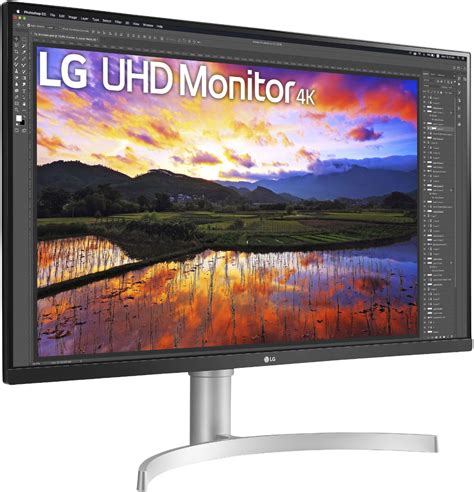 LG 32" UltraFine IPS UHD Monitor with FreeSync White 32UN650-W - Best Buy