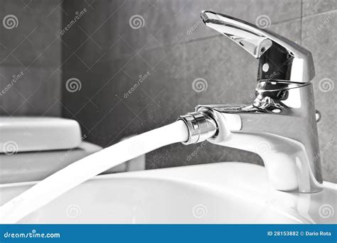 Bidet faucet water stock photo. Image of bathroom, house - 28153882