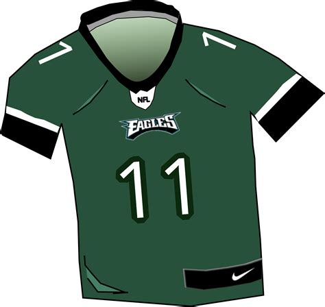 Eagles NFL Jersey Vector Clipart image - Free stock photo - Public Domain photo - CC0 Images