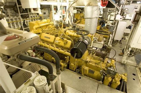 Ship engine room copyright free picture