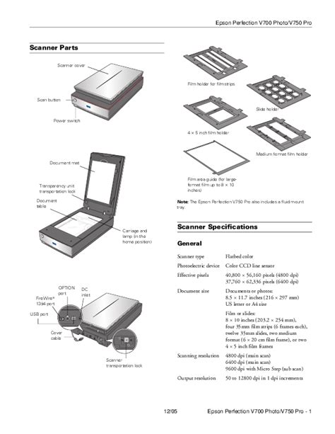 Epson Scanner User Manual | ManualsOnline.com