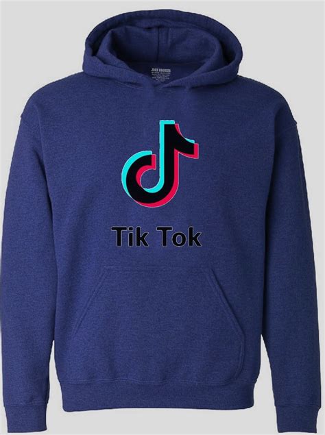 HS Store Tik Tok Hoodie For Men Blue (0022) | Hoodies, Hoodies men ...