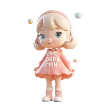 Girl Toy Figure Pink 3d, Girl, Toy, Figure PNG Transparent Image and ...