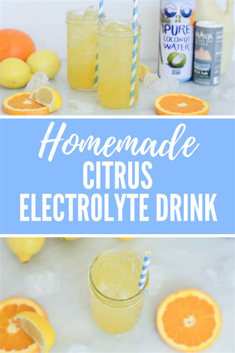 Homemade Electrolyte Drink For Dehydration - Homemade Ftempo