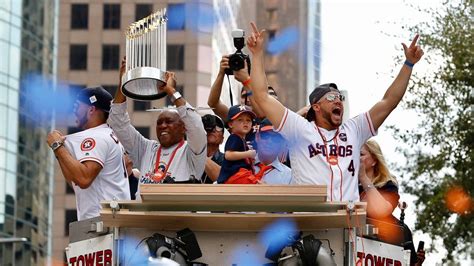 Video: Houston Astros’ First World Series Parade | World series parade, Astros world series ...