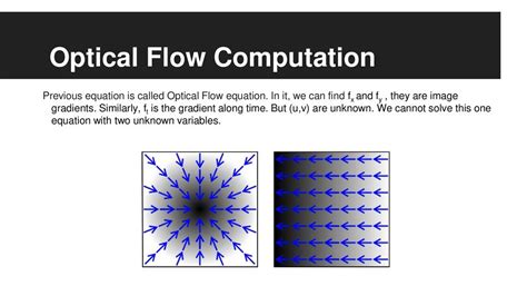 Optical Flow and Obstacle Avoidance - ppt download