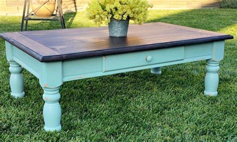 Charming Persian Blue Coffee Table Upcycle | General Finishes Design Center