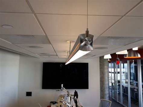 The Control Group office space Designer: j.design.studio Radium2 linear light fixture by Lumium ...