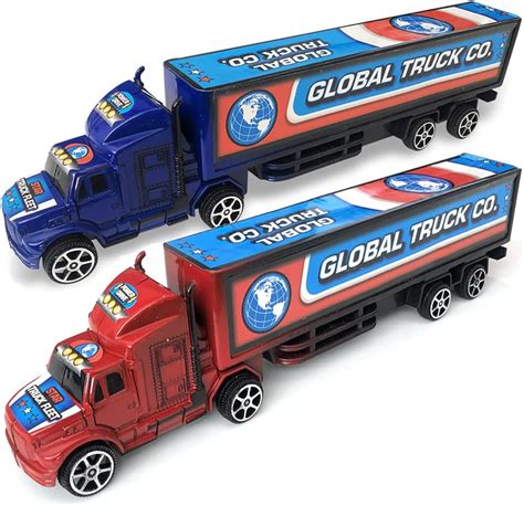 ArtCreativity Pullback Semi Truck Toys, Set of 2, India | Ubuy