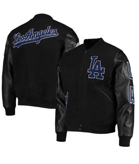 Varsity Black LA Dodgers Jacket - Jackets Creator