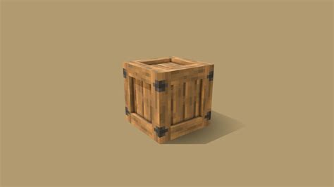 Interior - Wooden Crate [Minecraft] - Download Free 3D model by sedona1029 [893532e] - Sketchfab