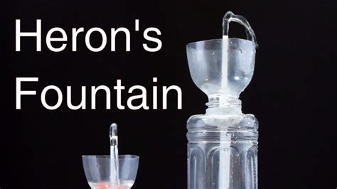 Make Non Stop Heron’s Fountain With Plastic Bottle | หลักการ ทํา โครง ...