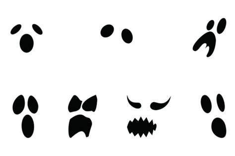 Halloween Ghost Face SVG, Vector Drawing Graphic by artgraph · Creative Fabrica