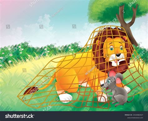 128 Lion Mouse Story Images, Stock Photos, and Vectors | Shutterstock