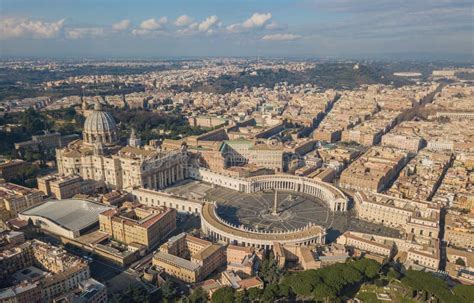 Aerial View of Vatican City Stock Photo - Image of religion, history ...