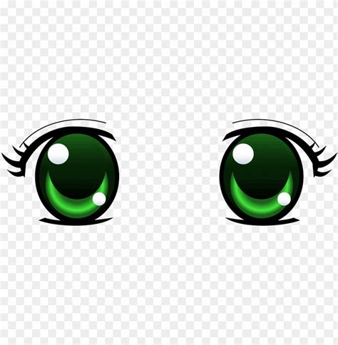 Ojos Kawaii Verdes Png Kawaii Anime Eyes Png Transparent Png | Images ...