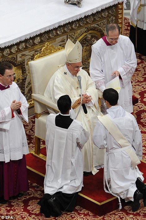 Pope Francis leads mass of ordination at the Vatican | Daily Mail Online