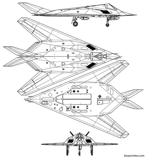 lockheed f 117a nighthawk 2 - BlueprintBox.com - Free Plans and ...