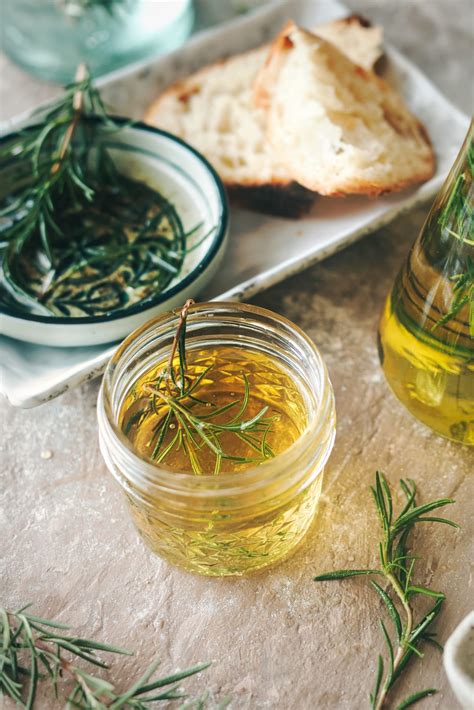 Rosemary Garlic Infused Oil - EASY CONDIMENT | Playful Cooking