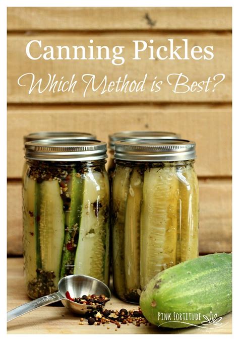 Canning Pickles - Which Method is Best? - Pink Fortitude, LLC