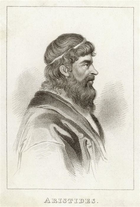 Aristides The Just Athenian Statesman Drawing by Mary Evans Picture ...