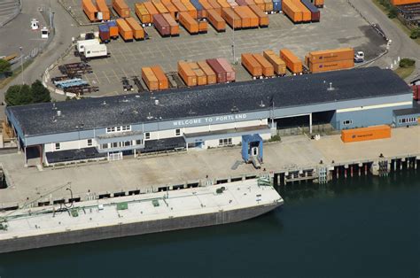 Portland-Yarmouth Ferry at the International Marine Terminal in Portland, ME, United States ...