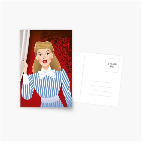 "The boy next door" Postcard by AleMogolloArt | Redbubble