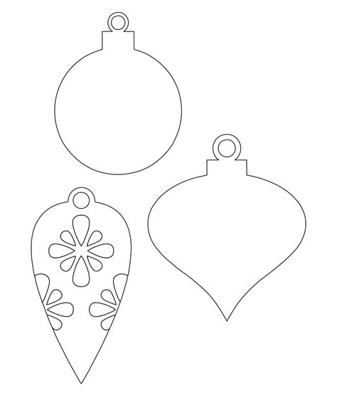 Printable Ornament Shapes - Printable Word Searches