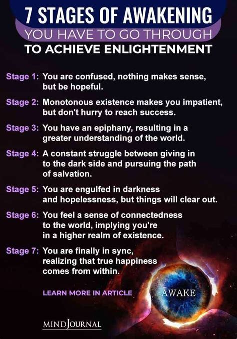 7 Life-Changing Stages Of Awakening You Have To Go Through To Achieve Enlightenment | Spiritual ...