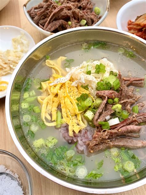 Gomtang Gold/Korean Beef Bone Soup ⋆ Seasoned by Jin