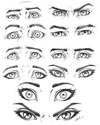 Ram Studios Comics: Drawing Eyes - Various Expressions by Robert A. Marzullo