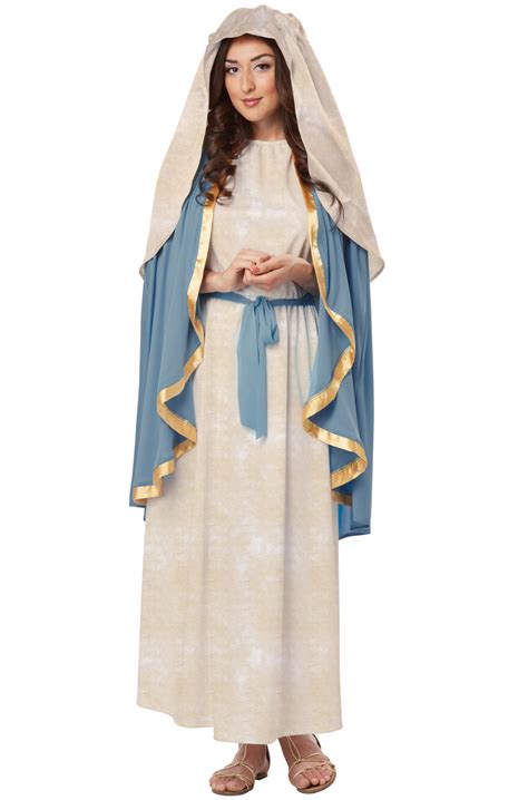 Biblical Virgin Mary Adult Costume - PureCostumes.com